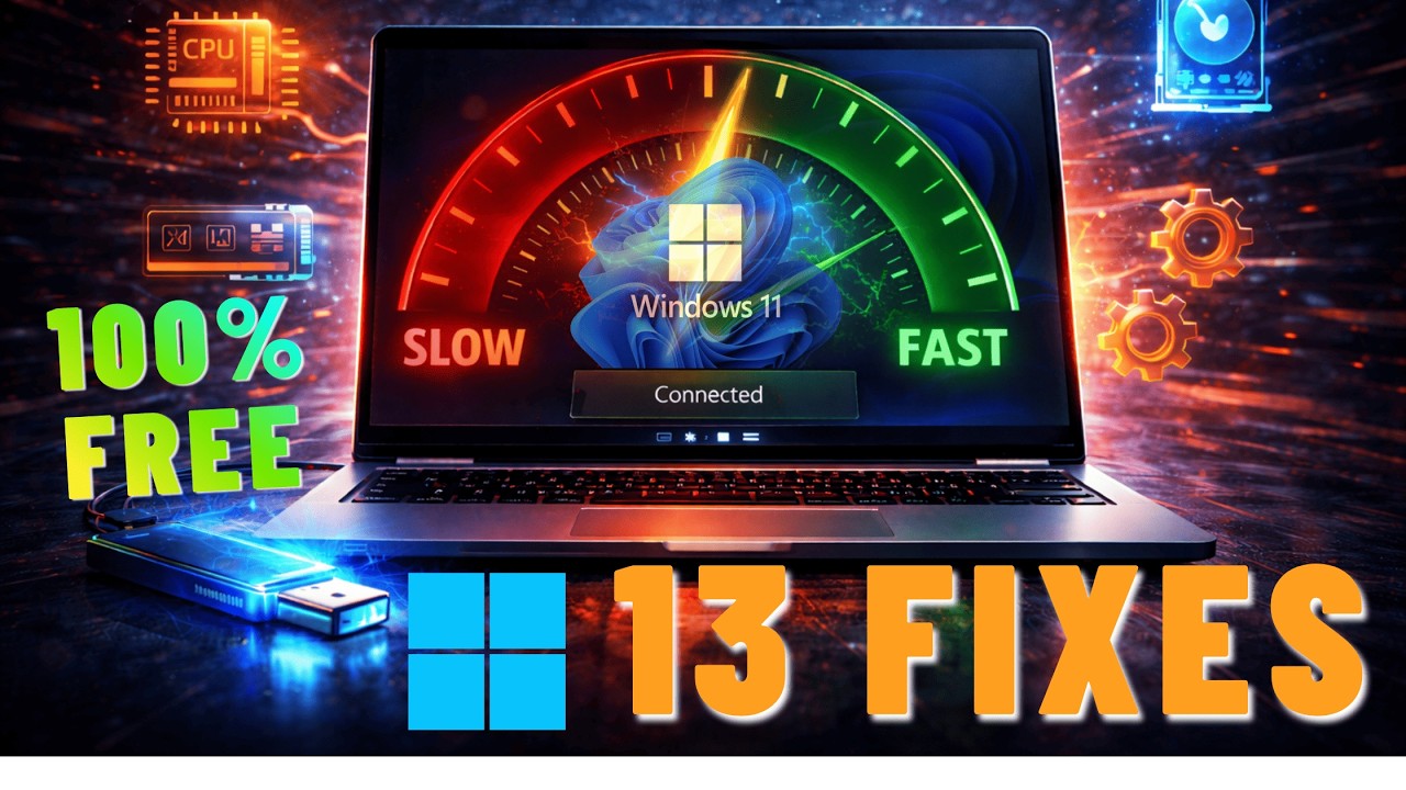 Почему ваш компьютер с Windows работает медленно? Попробуйте эти 13 официальных решений.