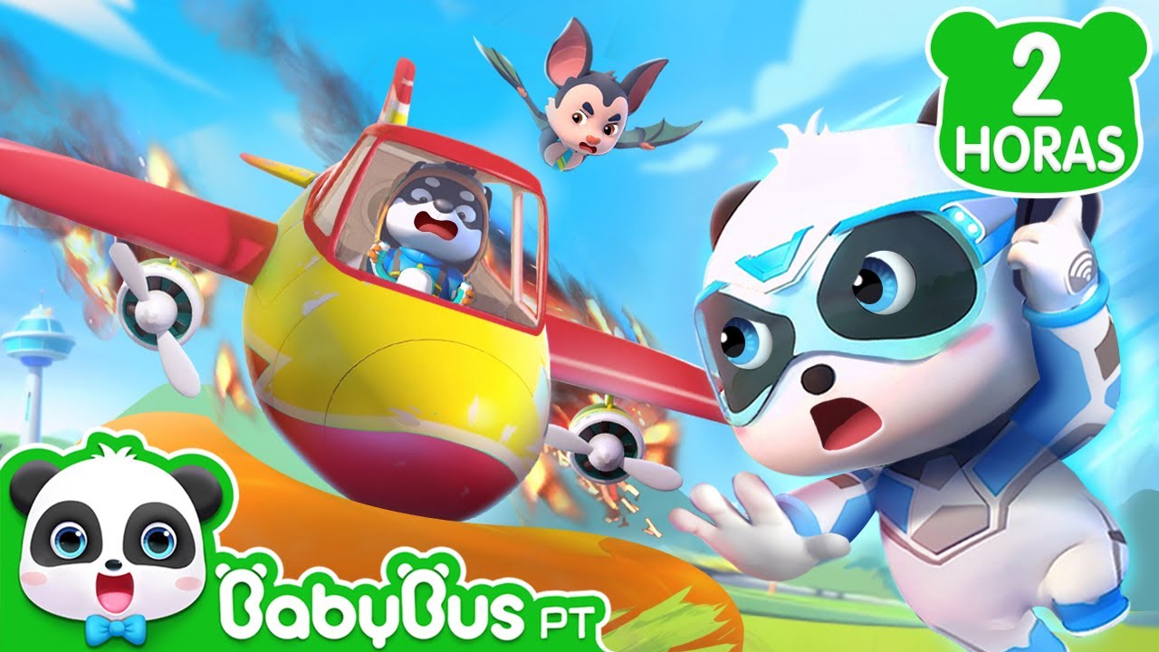 Policial de Controle de Tráfego Aéreo  | 2 HORAS DE BABYBUS | +Completo | Desenhos Animados