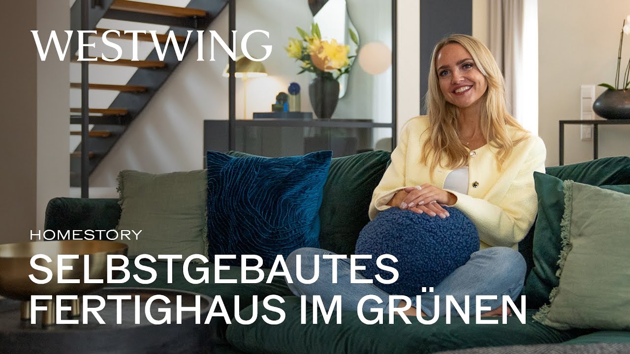 Modernes Fertighaus | So elegant wohnt Julia mit ihrer Familie in einem Einfamilienhaus | Roomtour