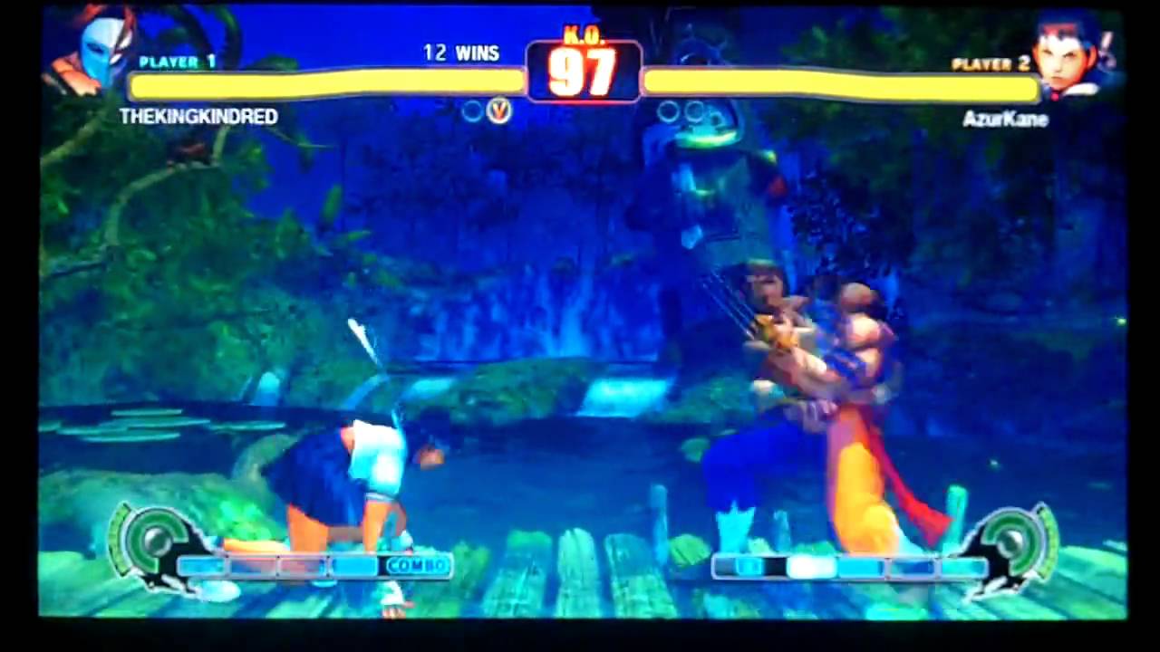 Azurkane vs THEKINGKINDRED match 1 - Street Fighter 4