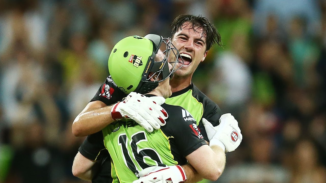 Morgan wins it with a last-ball six!