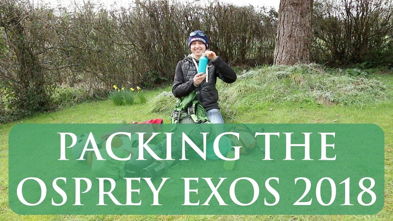 Packing the Osprey Exos Backpack