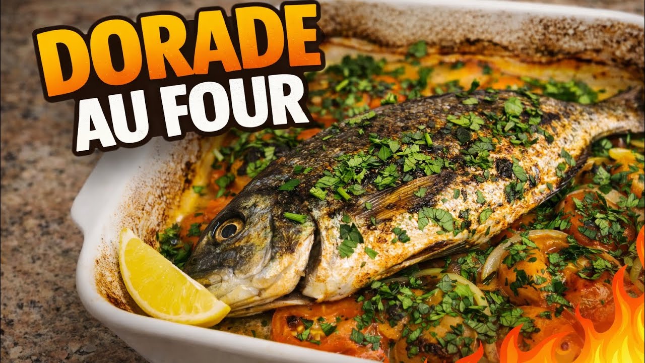 Dorade au four facile et savoureuse🐟🔥