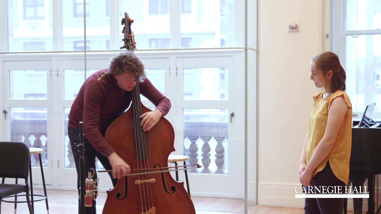 Royal Concertgebouw Orchestra Bass Master Class: Dominic Seldis Talks Vibrato