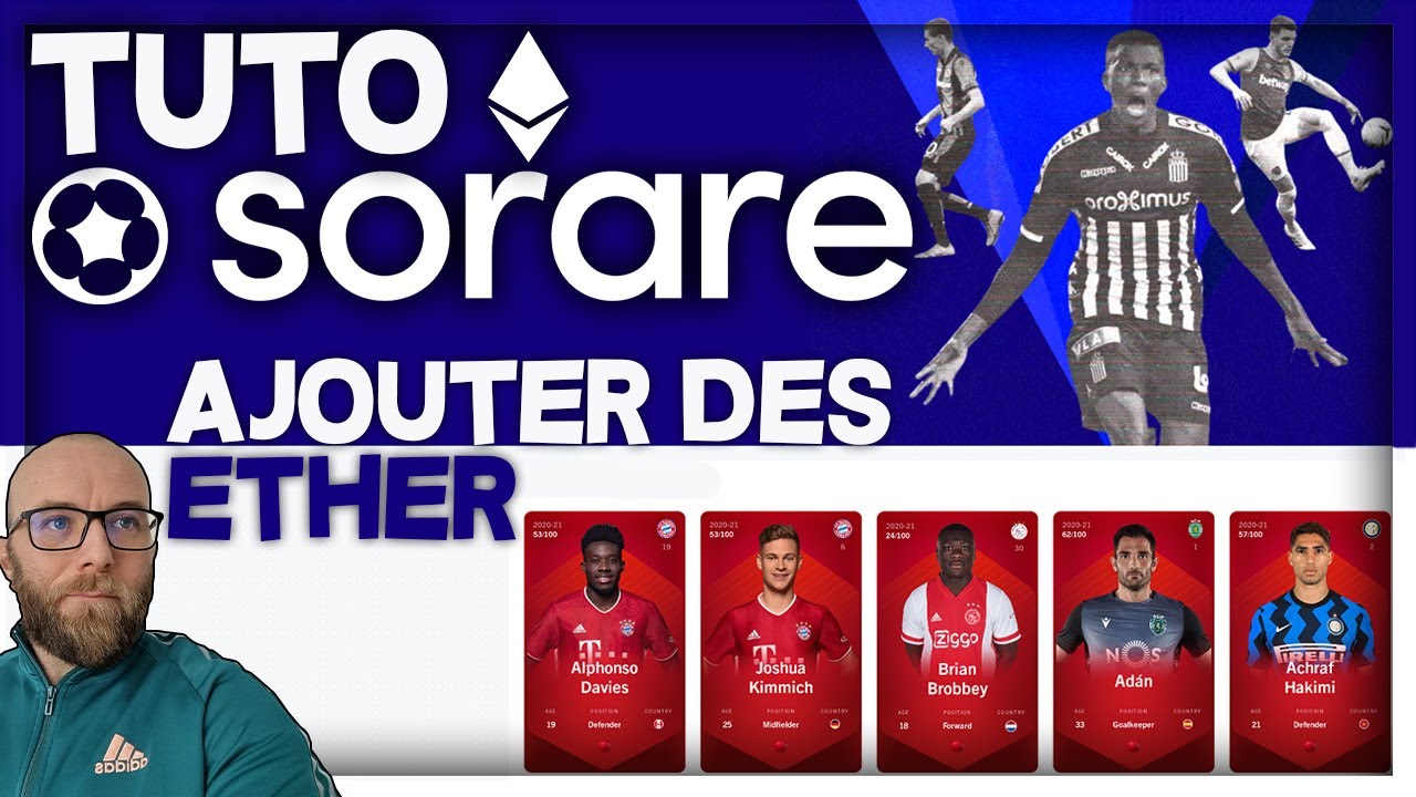 TUTO SORARE: Comment ajouter de l'ethereum? (30&euro; offert)