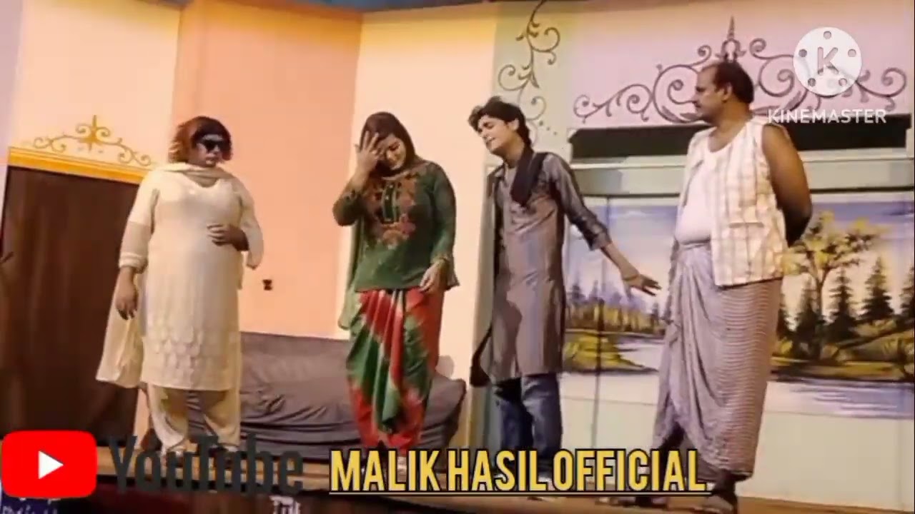 Sara Baloch Sabir piya Kashif Baral comedy stage drama Noor mahal theatre ryk @malikhasilofficial