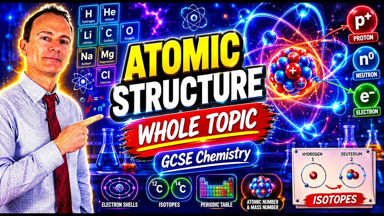 Atomic Structure Whole Topic Video for GCSE Chemistry