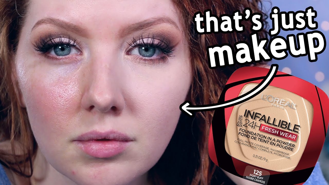 BEST Drugstore Powder Foundation for Oily Skin? | #MomLife Vlog Wear Test