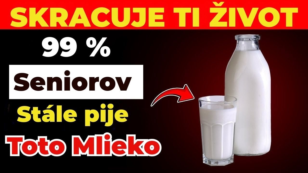 Seniori, 4 mlieka ktor&eacute; by ste NIKDY nemali piť &ndash; a 4 mlieka ktor&eacute; MUS&Iacute;TE zvoliť namiesto nich