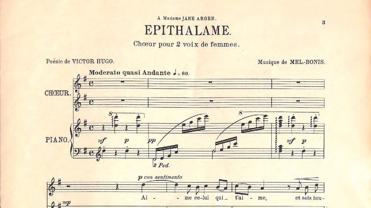 Mel Bonis - Epithalame, Op. 75