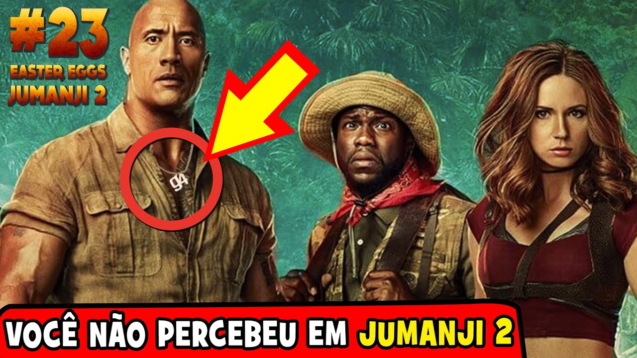 23 DETALHES que você PERDEU em JUMANJI PRÓXIMA FASE (EASTER EGGS + REFERÊNCIAS + ERROS)