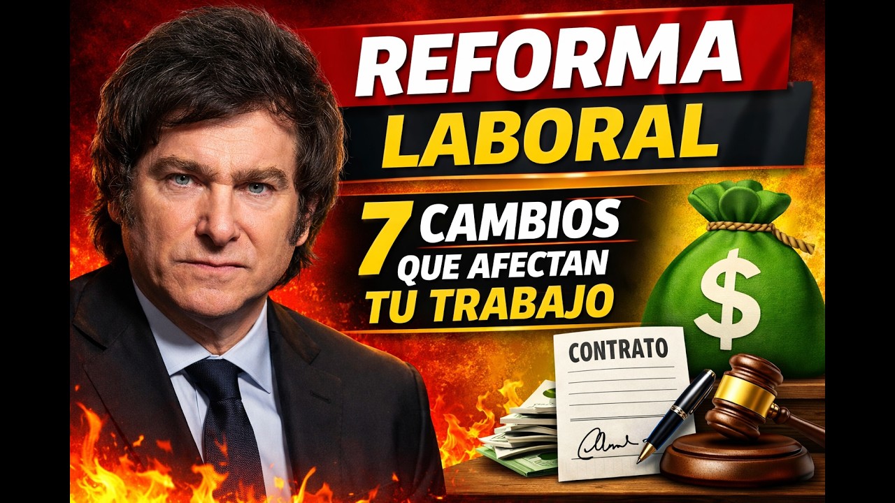 7 Cambios CLAVE de la Ley de Modernización Laboral en Argentina (Explicado Fácil).