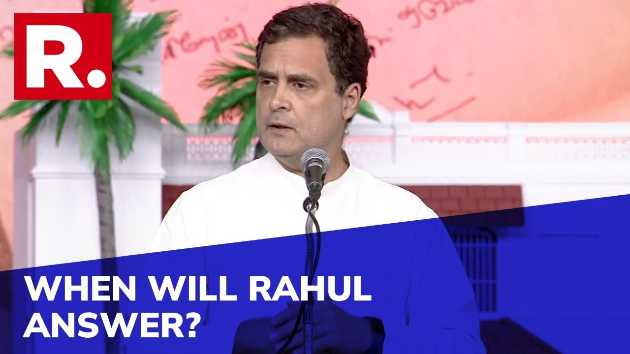 Rahul Gandhi Evades Questions On National Herald Scam As Congress Workers Hold Mega Protest In Delhi