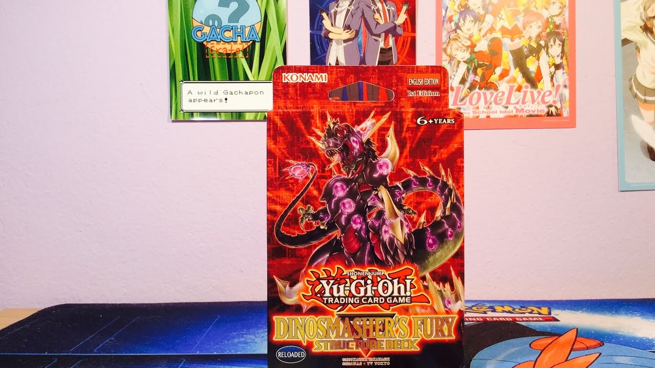 Yu-Gi-Oh! Dinomasher's Fury Structure Deck Unboxing