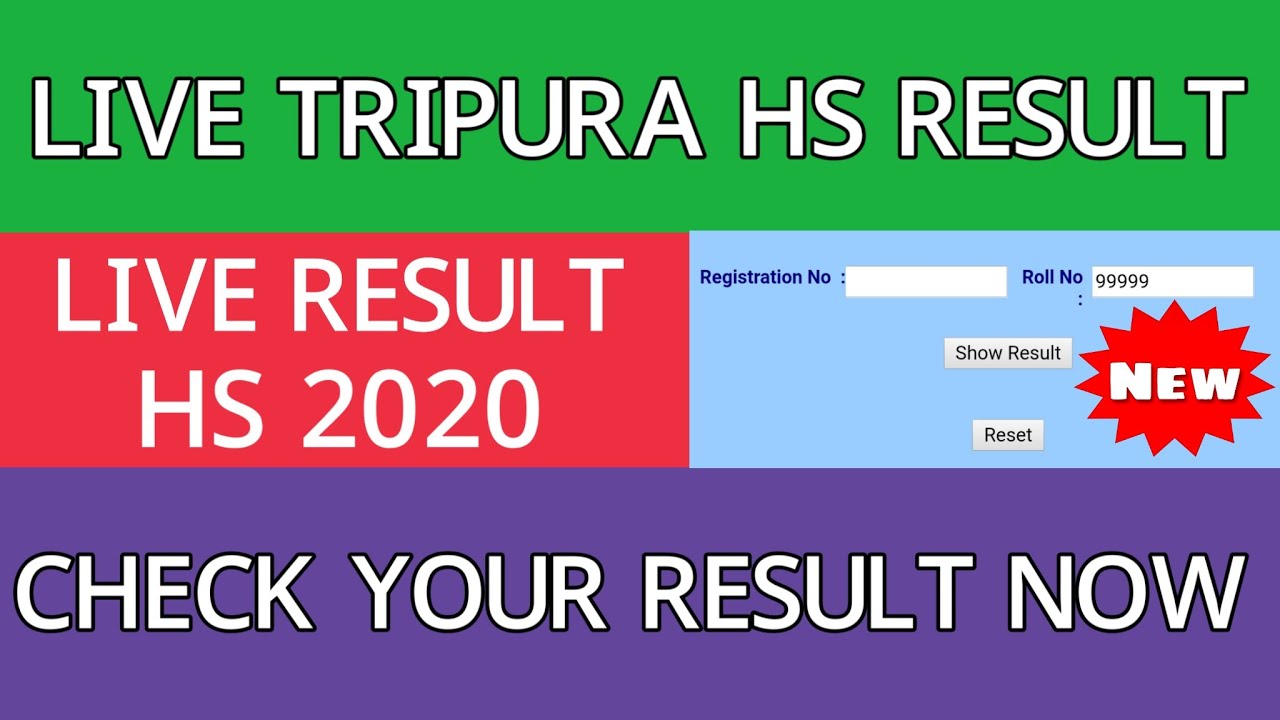 Tripura HS Result 2020 | TBSE 12th Result 2020 | Tripura class12 exam result 2020 | TBSE