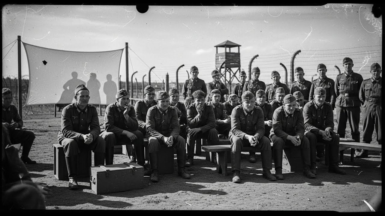 German POWs Never Expected To Watch Hollywood Movies Behind Barbed Wire