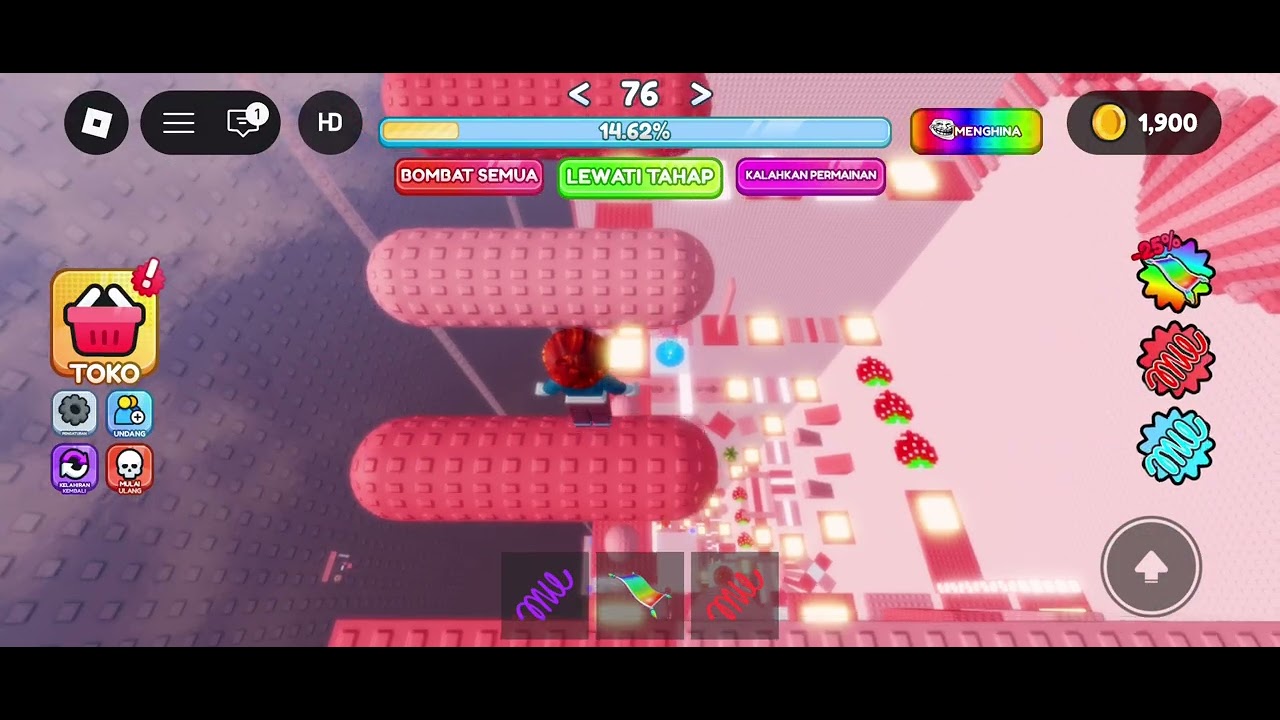 guys aku lagi gabut jadi main game Roblox 😁😁