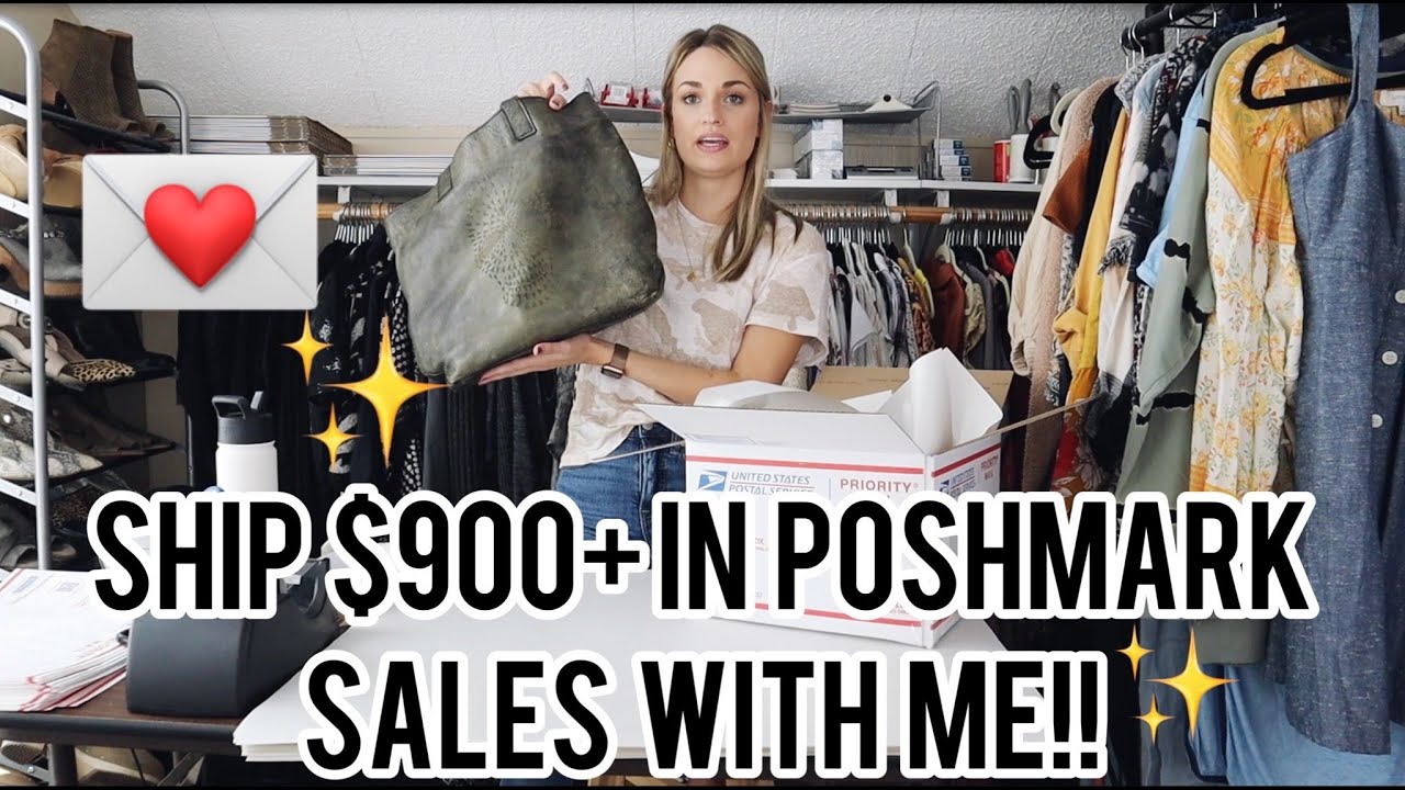 Ship $900+ in Sales on Poshmark With Me & See What Sold FAST for a GREAT Profit!