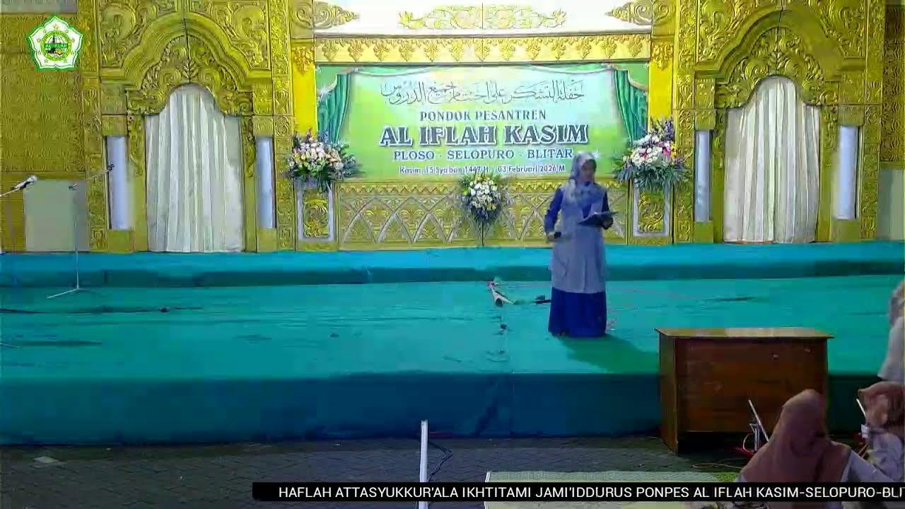 Haflatuttasyakur 'ala Ikhtitam Jami'i Durus Pon Pes Al Iflah Kasim Selopuro