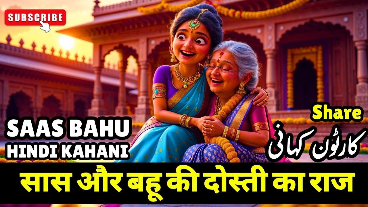 Saas Bahu ki Dosti ka Raaz | Hindi Cartoon Kahaniyan | Moral Stories
