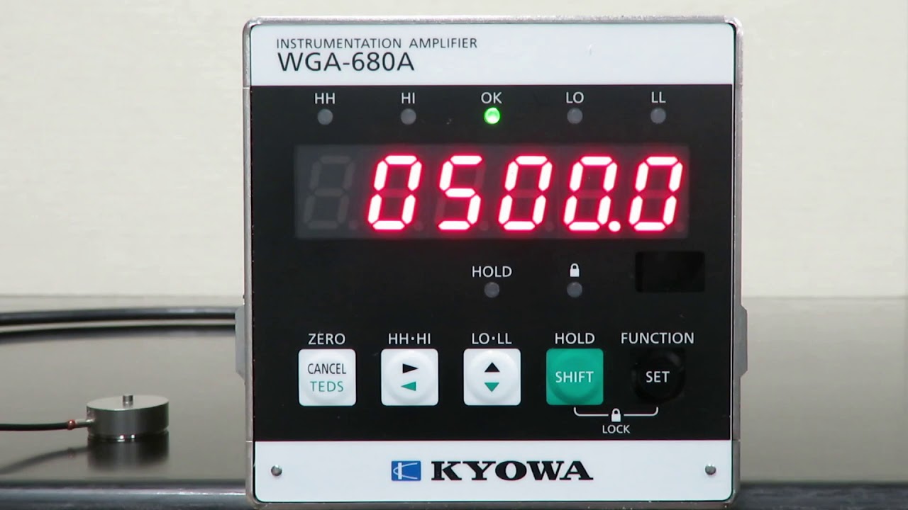 Setting method of WGA-680A Analogue Output Setting F-06