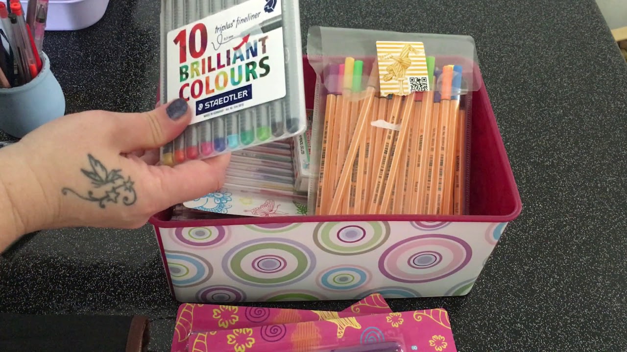 Mon materiel crayon de couleur / feutres / Stylo pour coloriage adulte