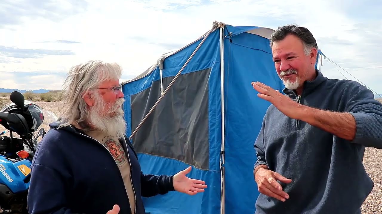 Living on a Motorcycle with a Pop-Up Trailer TOUR