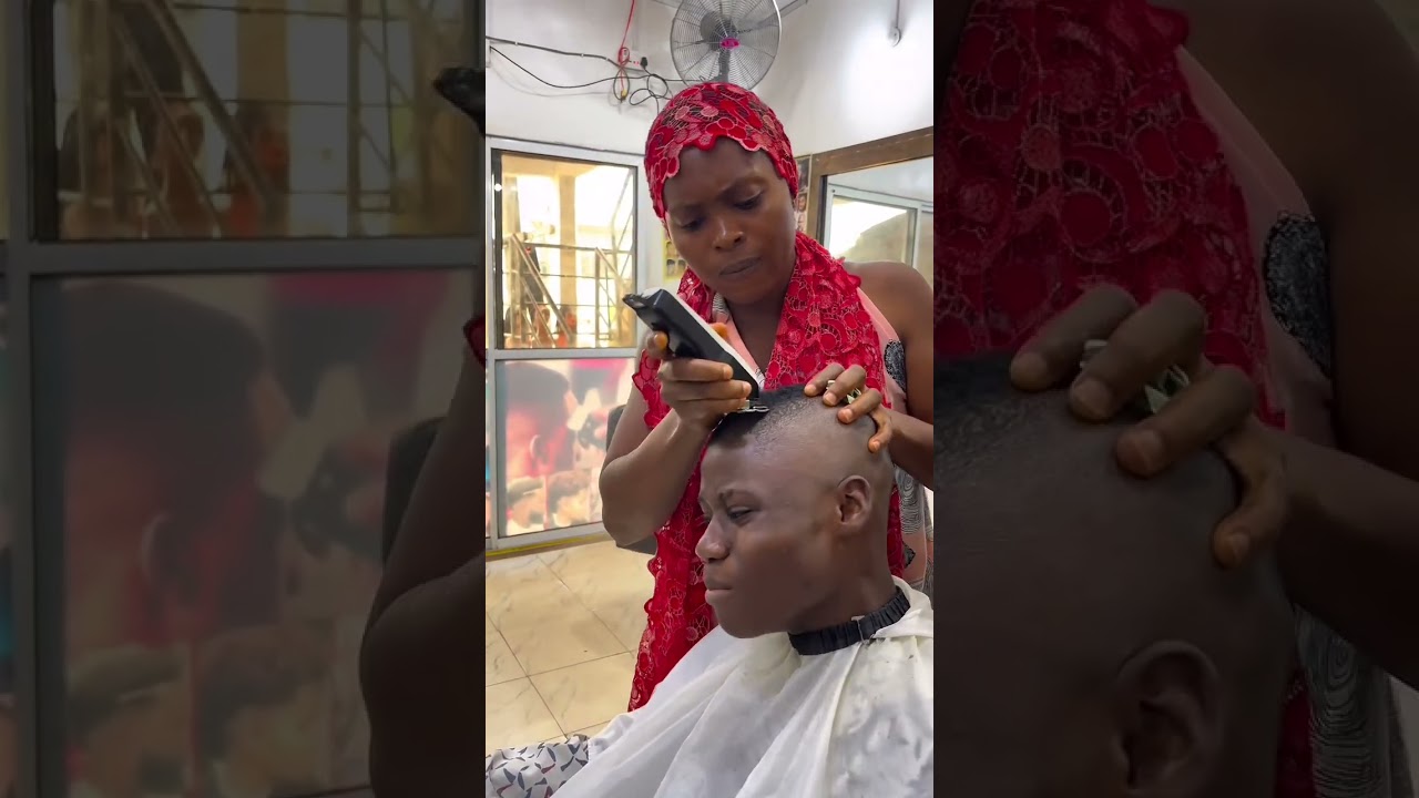 When you bring the wrong haircut to an African parent #african #children  #africanow #barber