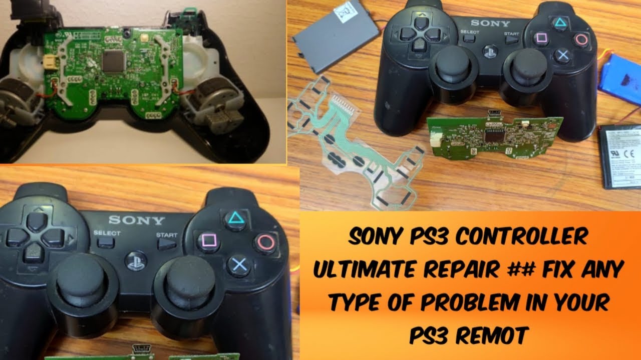 How to Fix PS3 Controller Random Button Pushes#PS3 Remot keypad  Replace#PS3 Remote Fix# Disassembly
