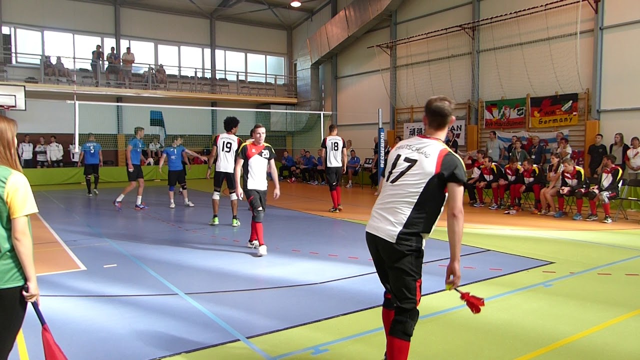 Indiaca WM 2017 Vorrunde Deutschland vs Estland 1. Satz