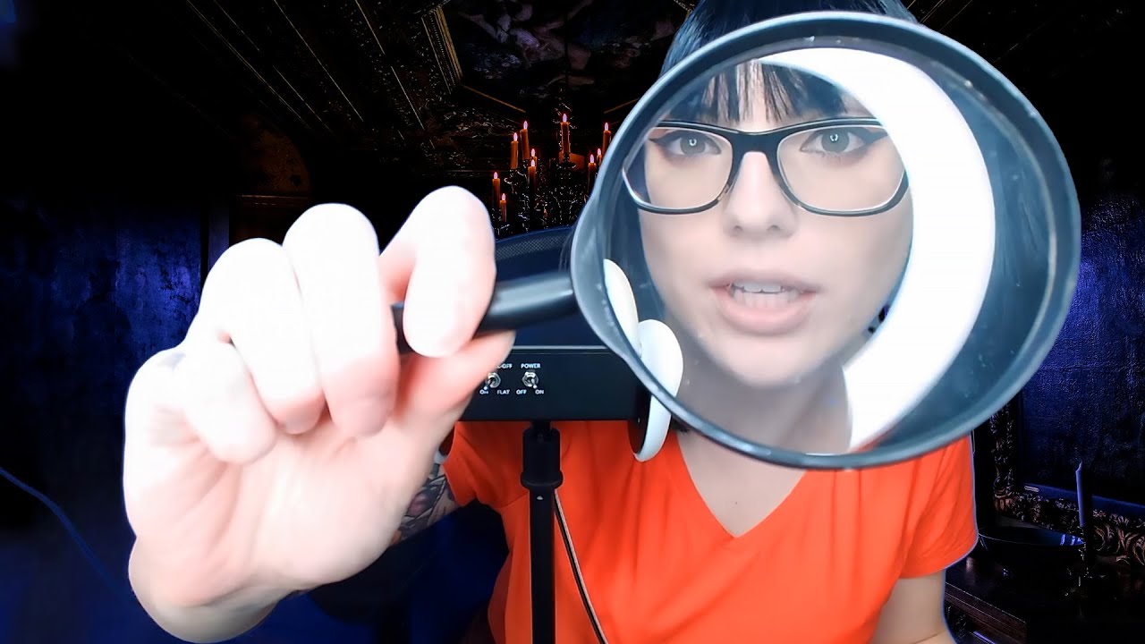 ASMR Vampire Velma Inspects You, Shaggy, For Clues | Personal Attention, Brushing, Tape, Packaging