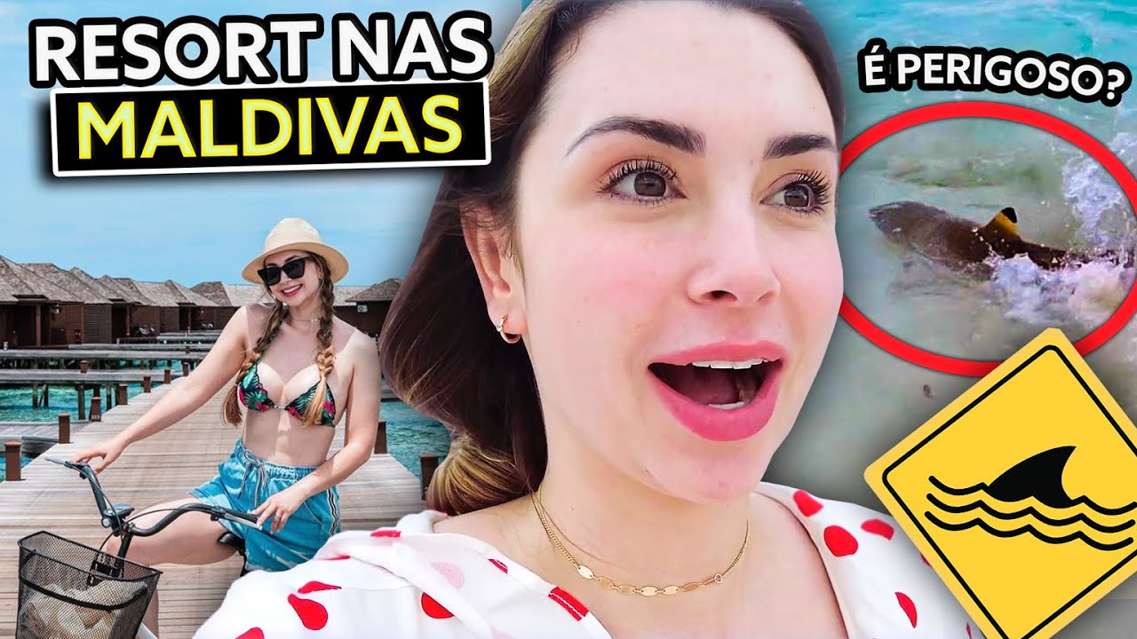 CHEGAMOS NO PARAISO! TOUR PELO BANGALÔ, ENCONTRO COM TUBARÕES BEBES... | Lua de Mel #4