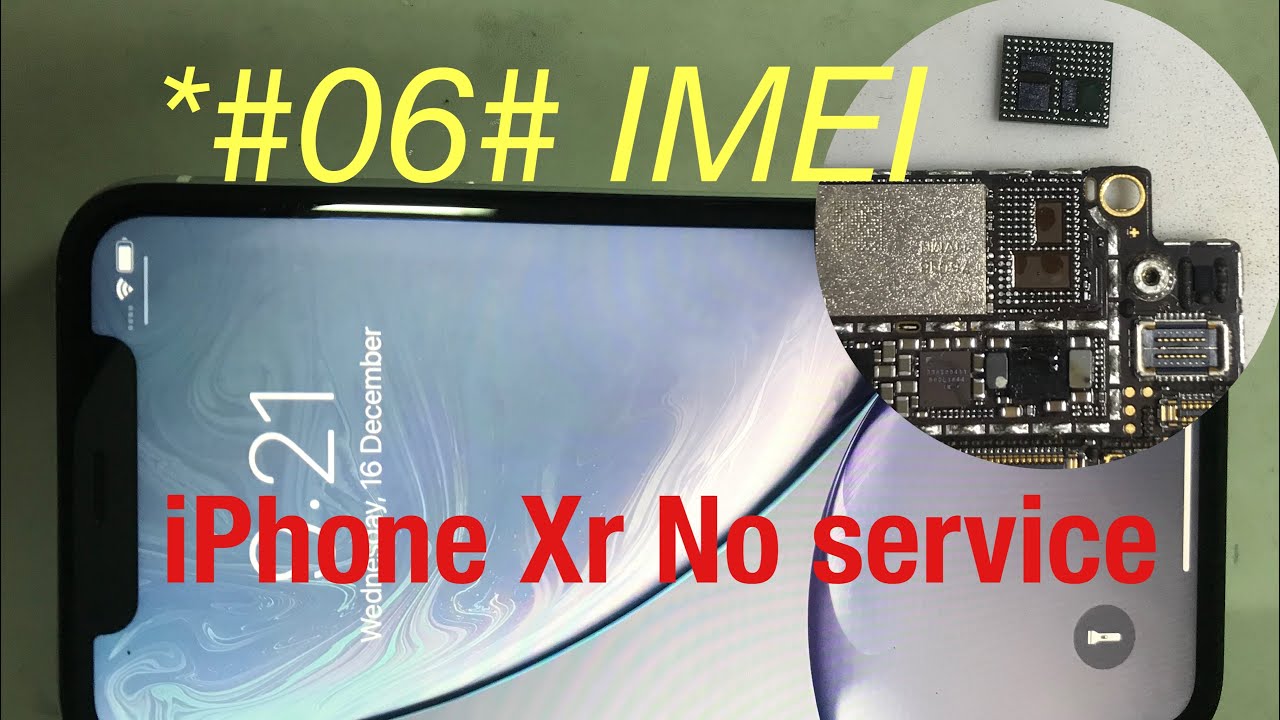 iPhone Xr No service *#06#មានហេីយនៅតែអត់សេវា