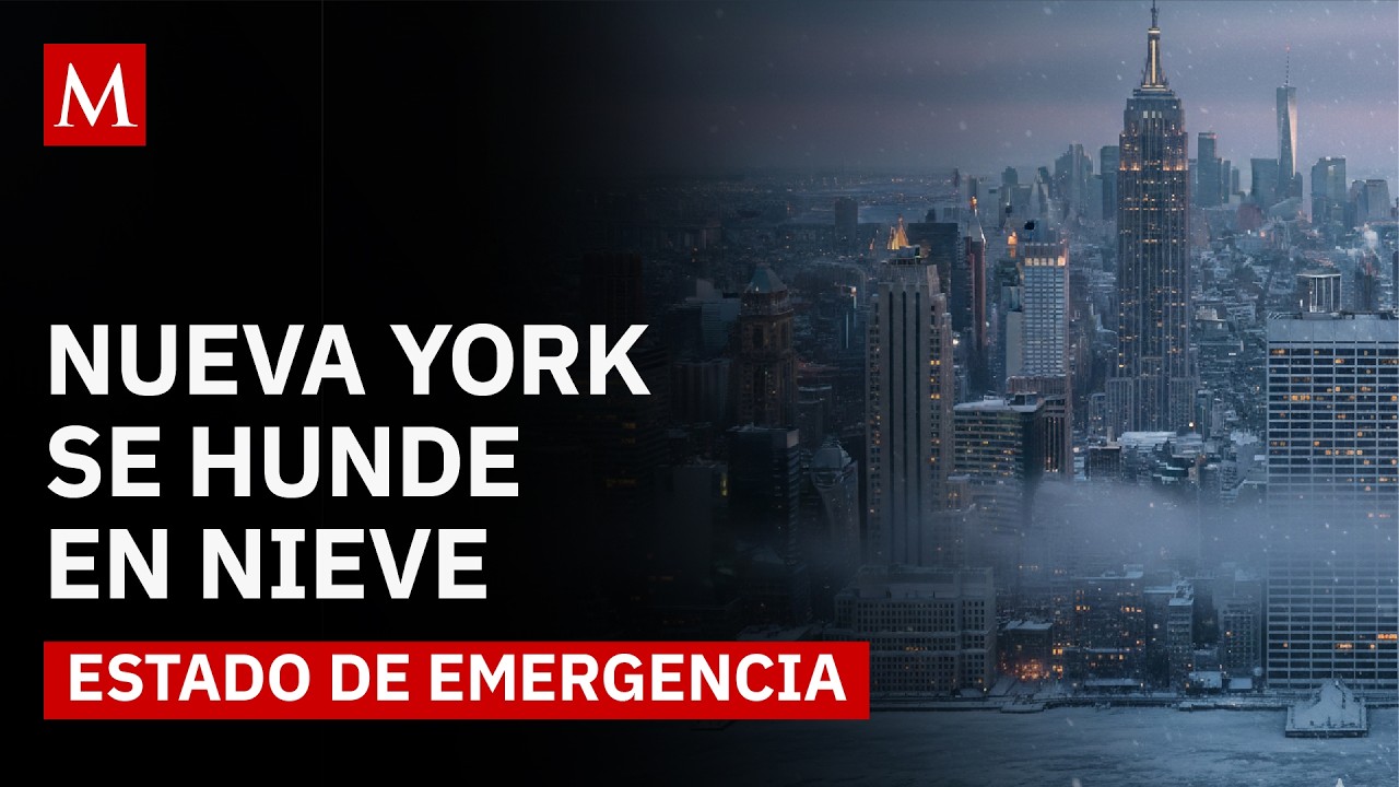 Tormenta invernal paraliza Nueva York y gran parte del noreste de EE. UU.