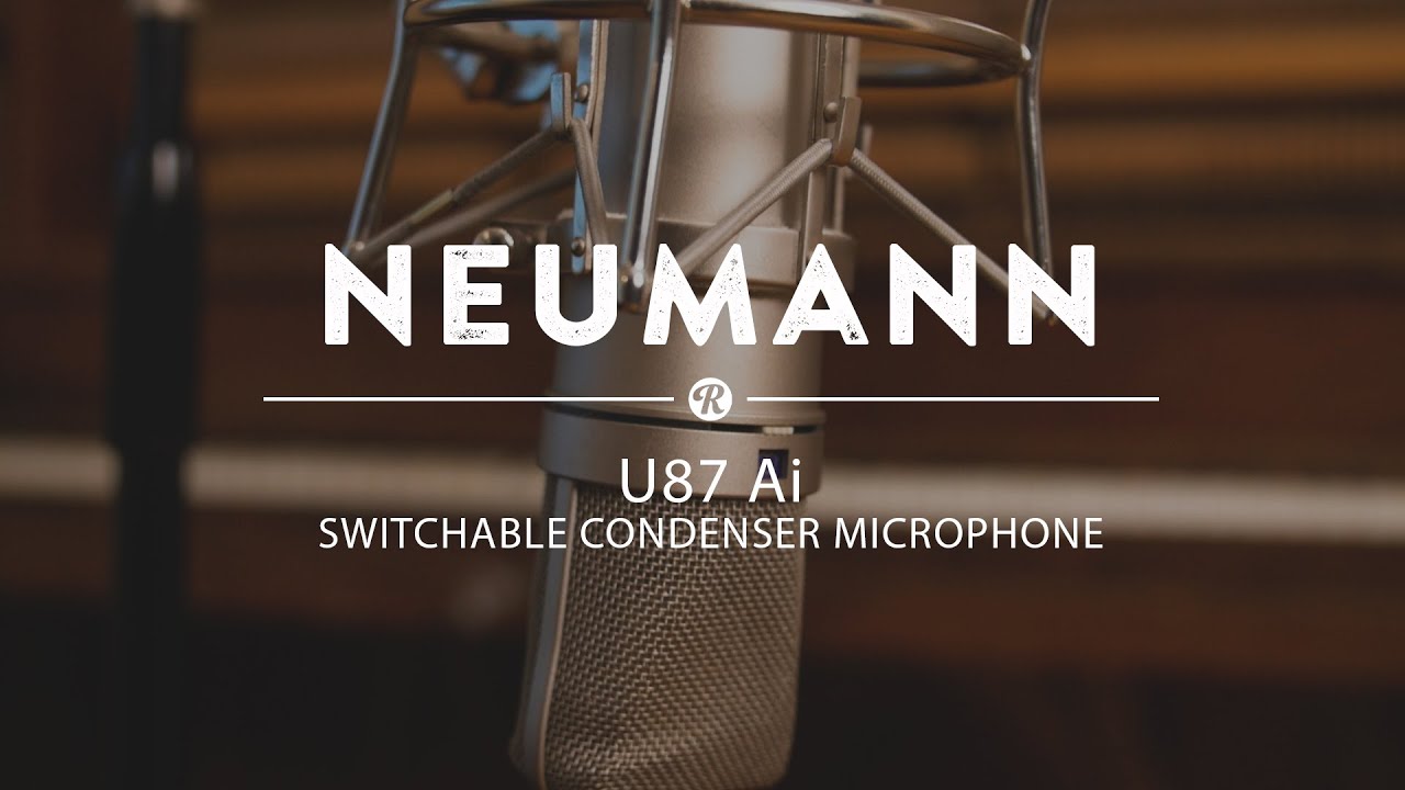 Конденсаторный микрофон Neumann U87 Ai с переключателем | Демонстрационное видео реверберации
