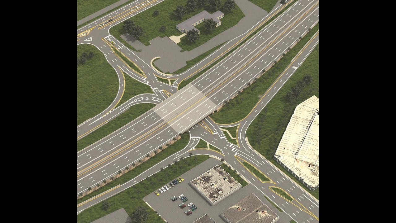 MDX SR 836 Diverging Diamond Interchange (DDI)
