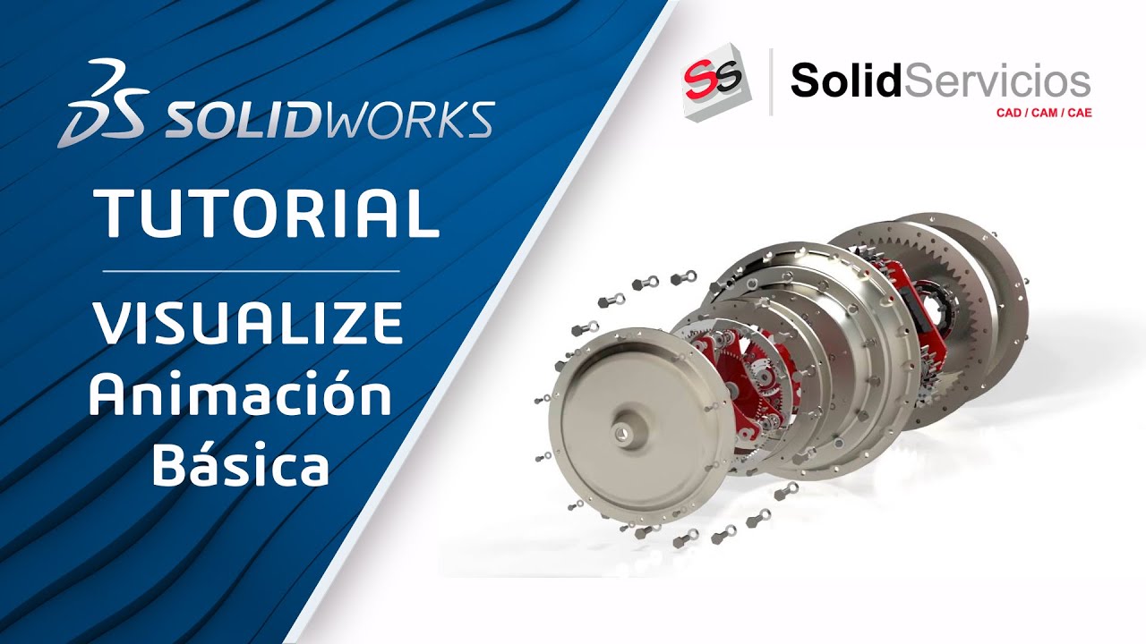 SOLIDWORKS TUTORIAL ➤ Animación Básica | Visualize