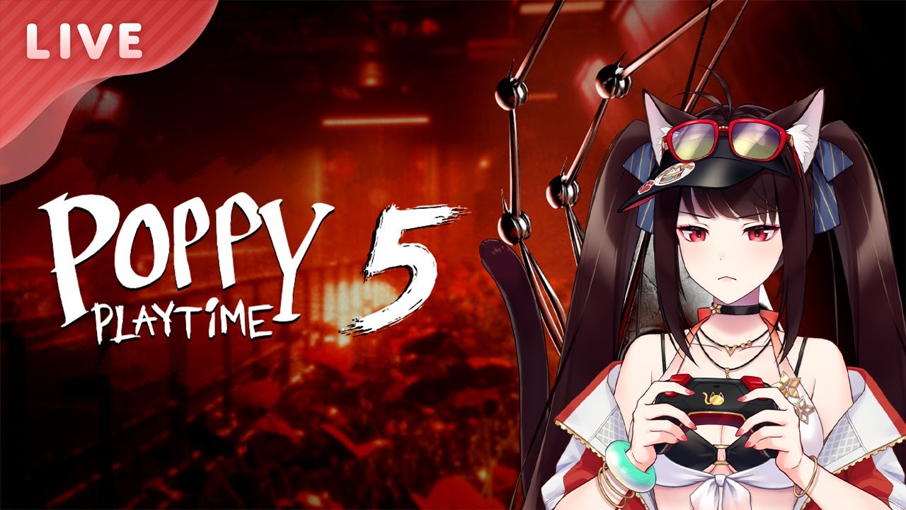 【Poppy playtime ch.5】#2 23時落跑回，來看看被神經元啟動後的主角是不是變Huggy了…?【猫花/Vtype】