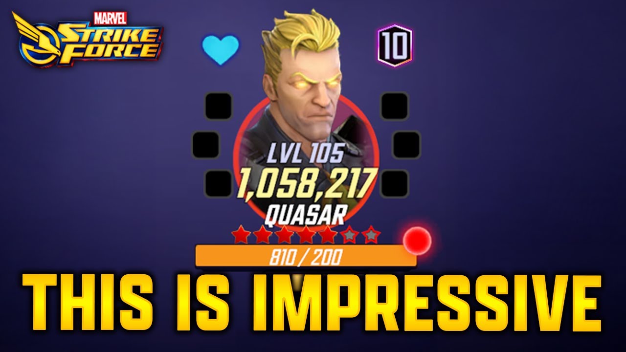 QUASAR GAMEPLAY - MARVEL Strike Force - MSF