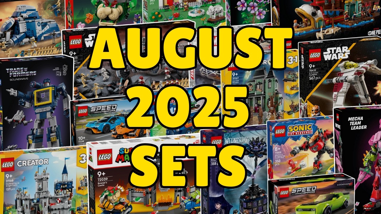 All LEGO Sets Releasing August 2025!