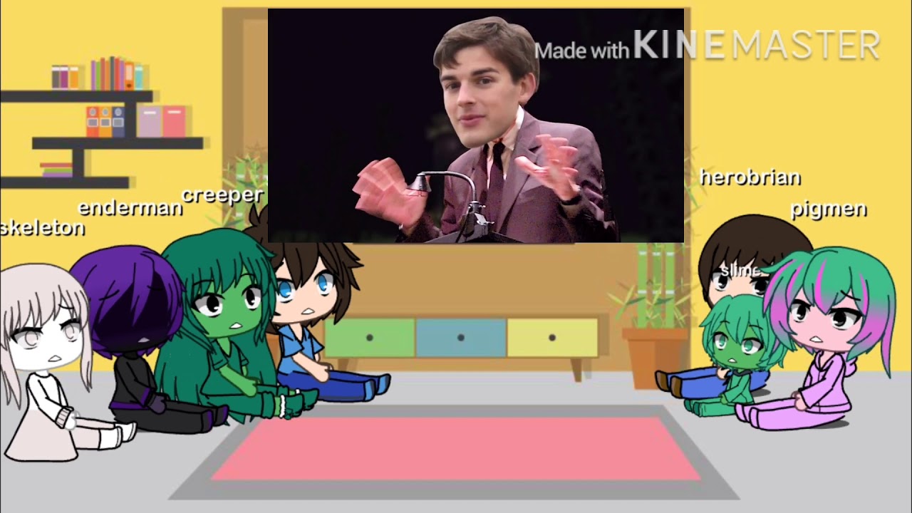 Minecraft reacts to  game theory full