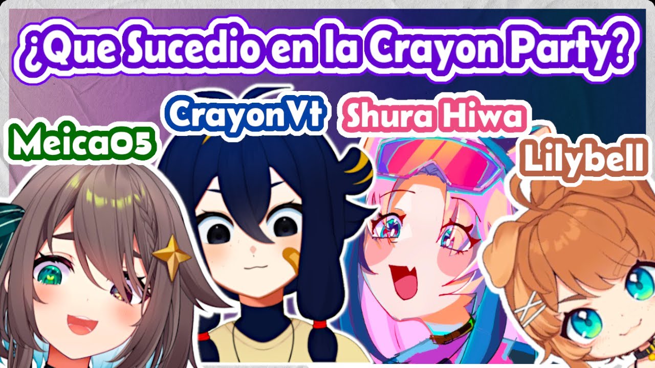 ¿Qué sucedió en el Chupistream de Crayon? - Meica, Crayon, Shura, Lilybell