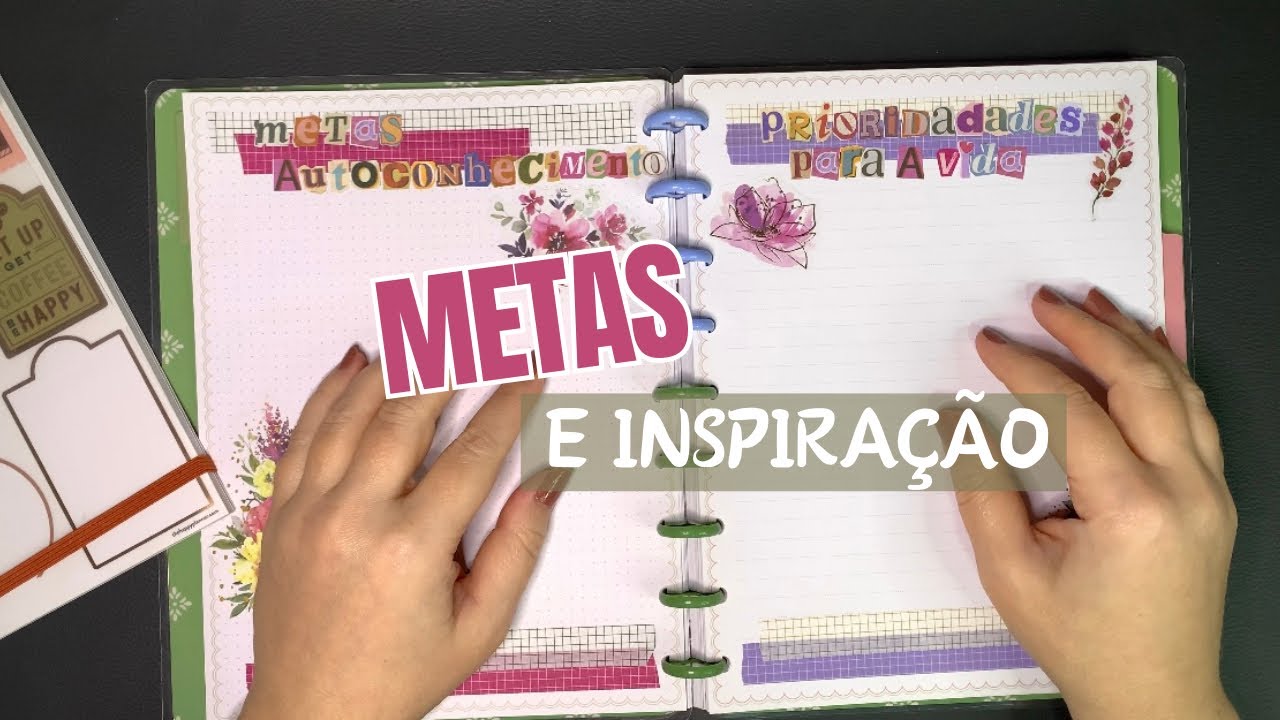 Caderno Motivacional: Ideias de Páginas para Metas e Inspiração @AGuriadaMochilaAmarela 