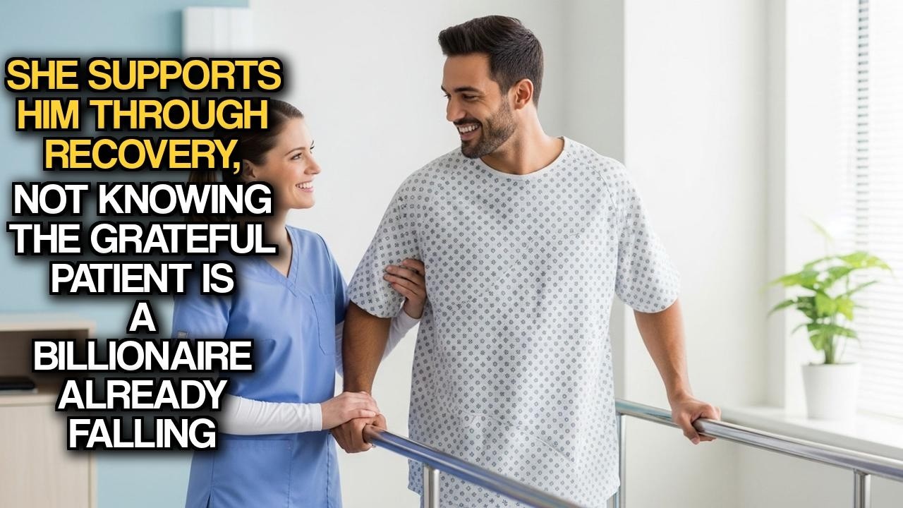 She Supports Him Through Recovery, Not Knowing The Grateful Patient Is A Billionaire Already Falling