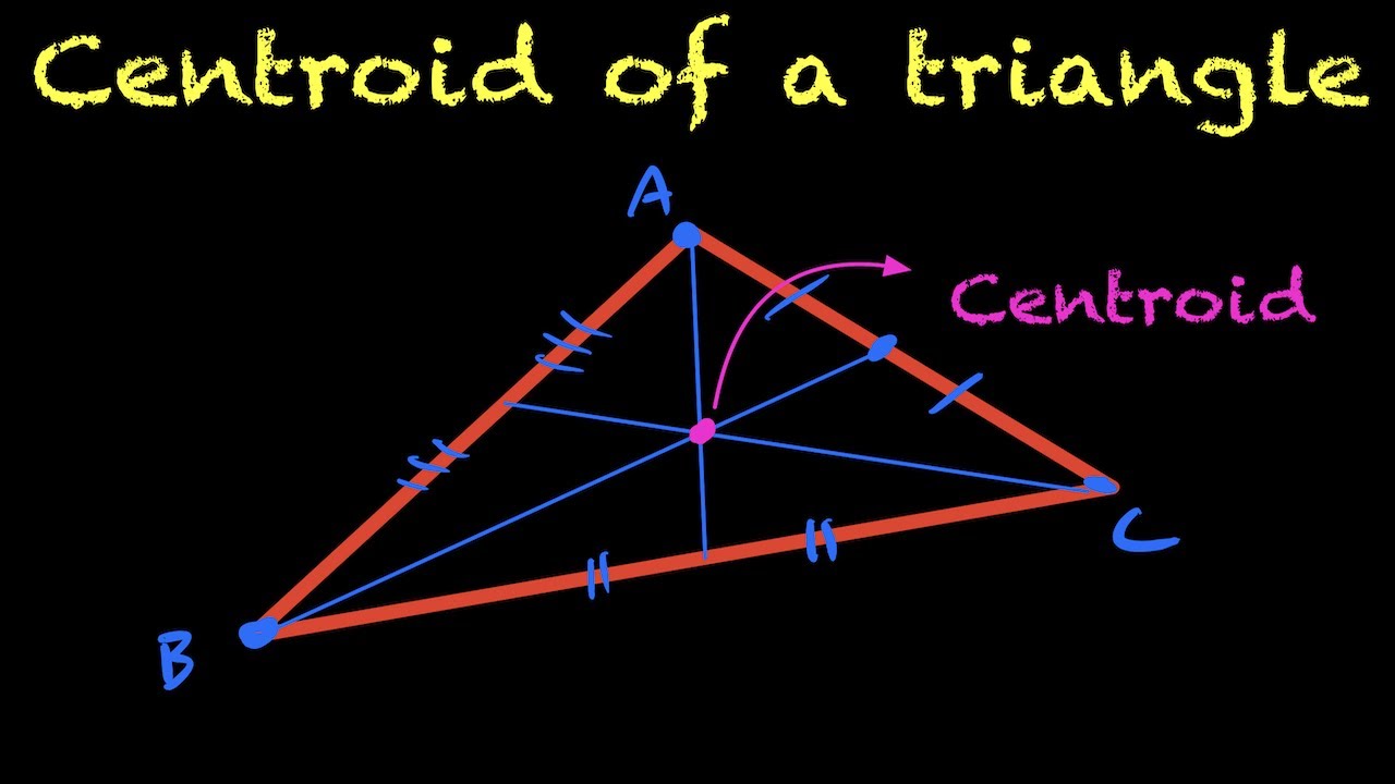 Calculating the Centroid of a Triangle