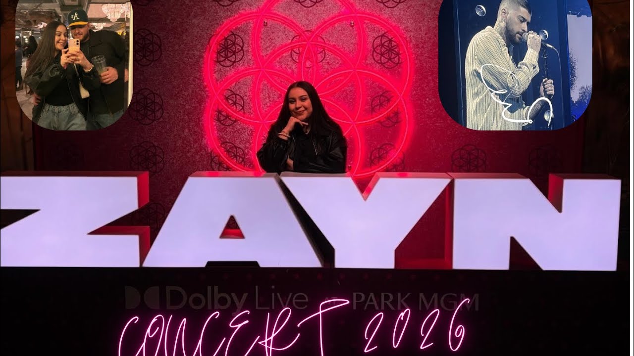 1st Vlog!! Zayn Las Vegas 2026 🎤✨🖤