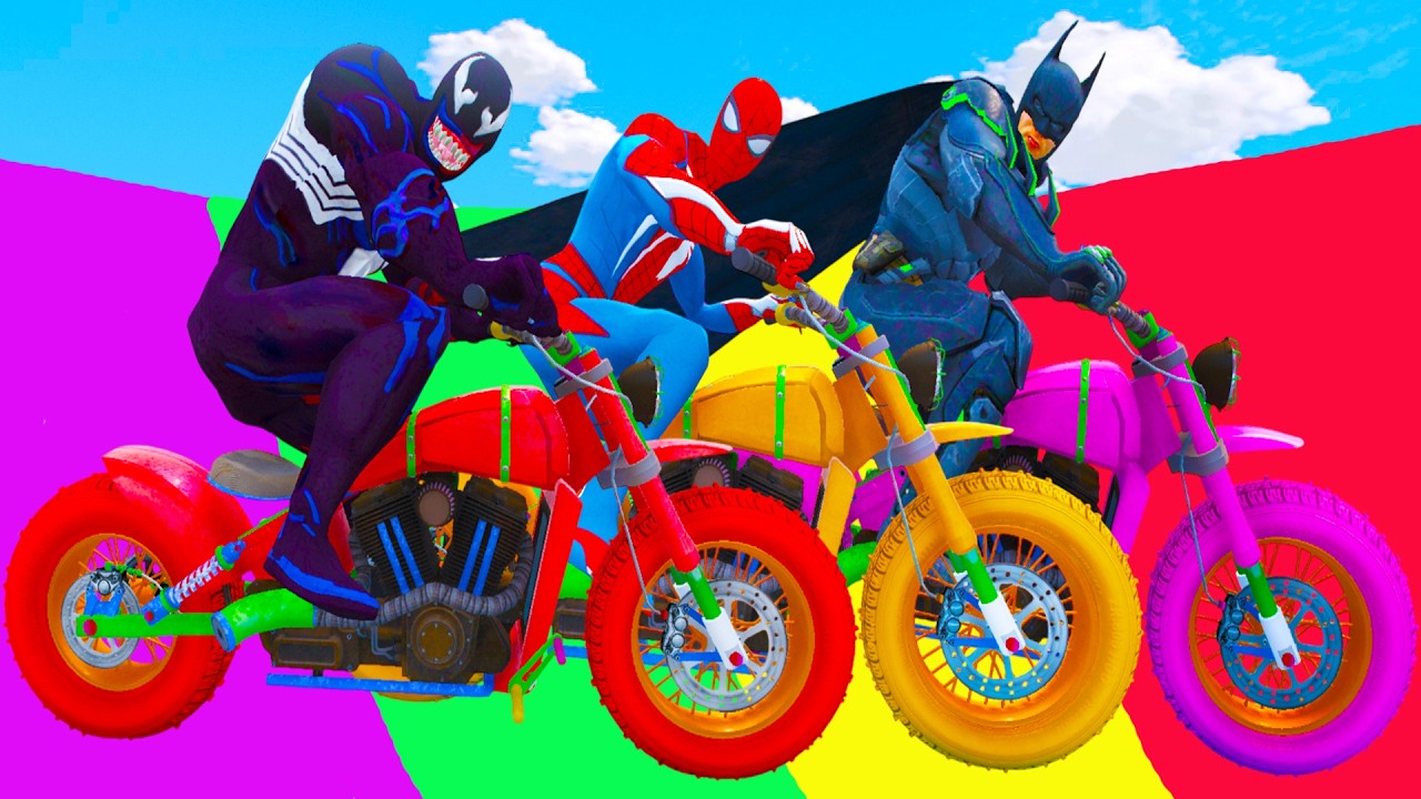 الرجل العنكبوت انقاذ باتمان Spider Man Rescue batman vs iron man vs venom funny Game GTA 5 superhero