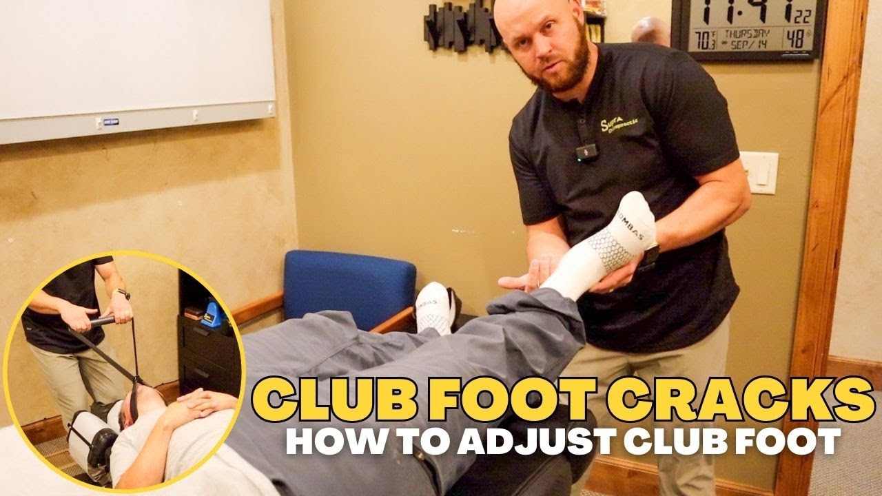How To Adjust A Club Foot? *Y Strap Full Body Cracks*