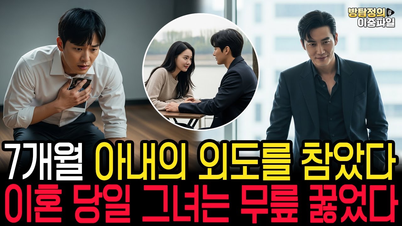 7개월 동안 그림자처럼 살던 남편 아내의 외도를 참아왔지만 이혼 당일 그녀는 무릎 꿇고 가정을 붙잡았다.