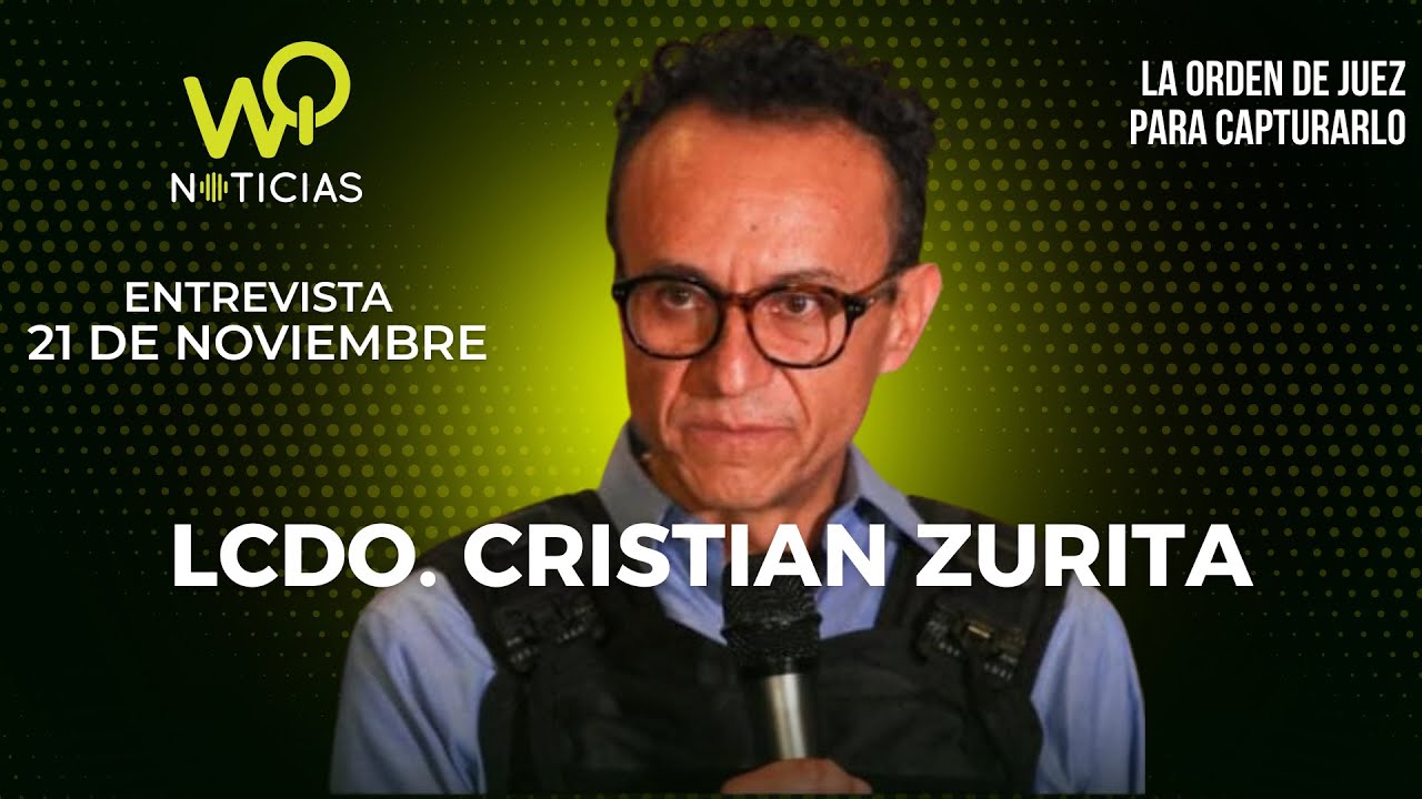 Lcdo. Cristian Zurita Ron, Periodista, ex candidato Presidencial.